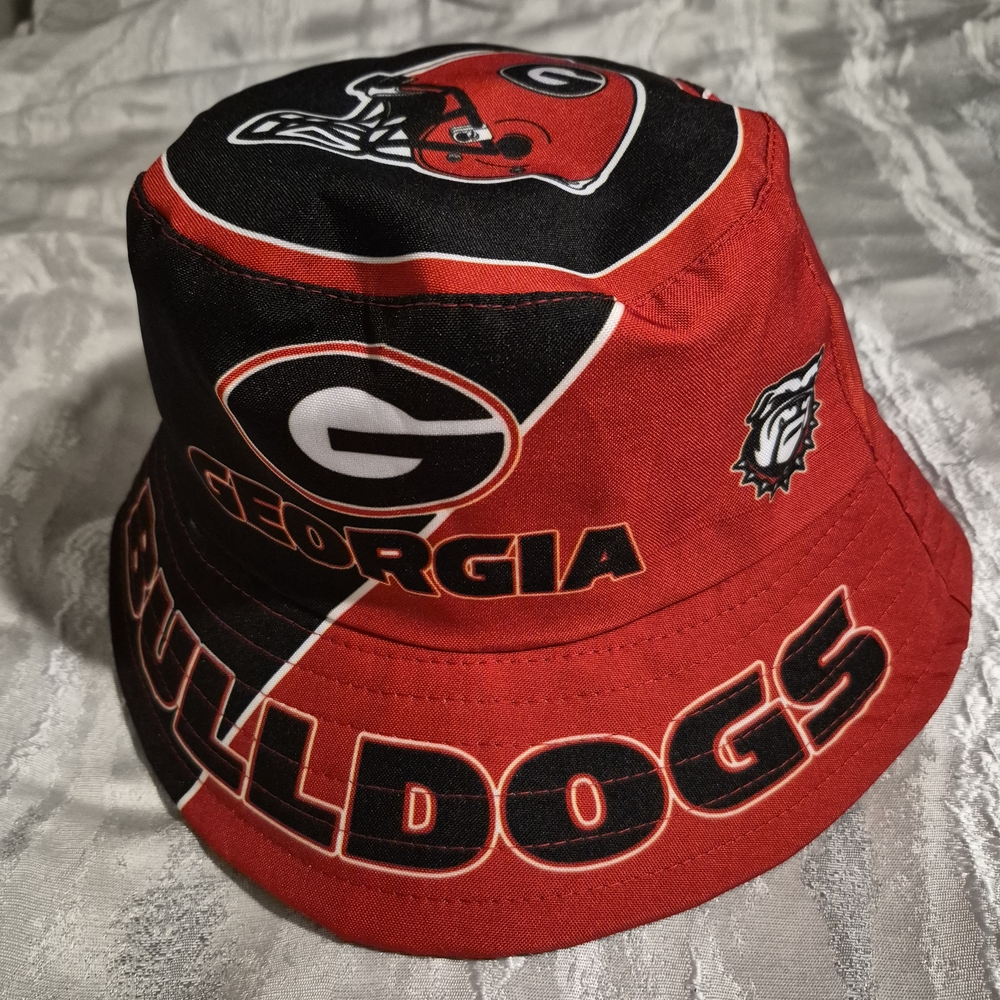 Georgia Bulldogs Mens Bucket Hat - Red